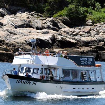 New harbor ferry to monhegan island