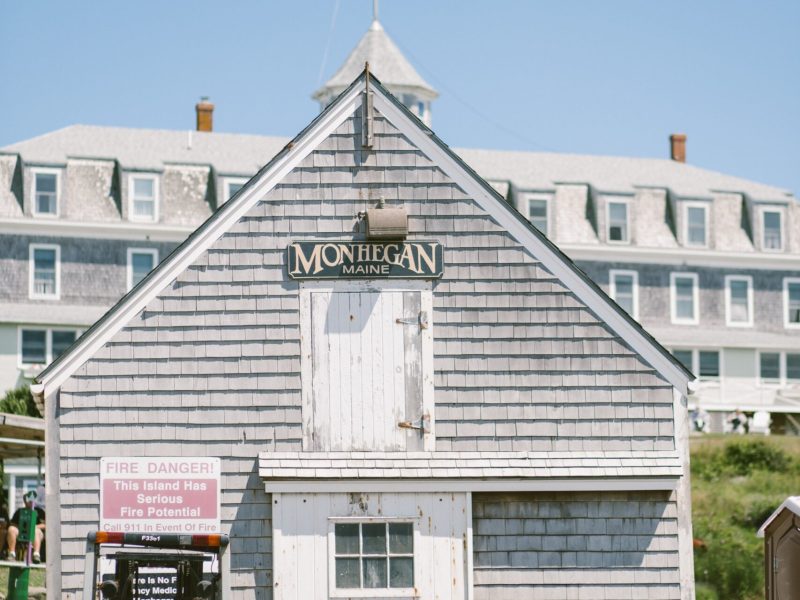 a truck is parked in front of a building